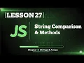 027 JS String Comparison Methods
