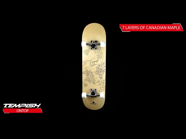 Skateboard TEMPISH ONTOP Arțar Canadian 31" 50mm 99A ABEC 9