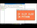 If Else Elif in Python in Hindi Python Beginner Series
