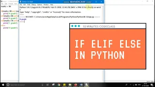 If Else Elif in Python in Hindi Python Beginner Series