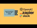 Make an Open AI GPT-3 Bot in Slack That The Whole Team Can Use Zapier Tutorial