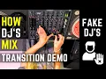Lagu HOW REAL DJ's Mix with Vinyl and Digital - FULL TRANSITION BREAKDOWN