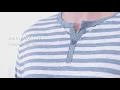 Download Lagu DAVID ARCHY Men's Cotton Heather Striped Sleepwear Long Sleeve Top \u0026 Bottom Pajama Set Reviews