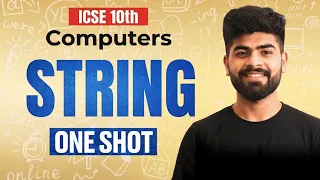 Strings in Java ICSE Class 10 Computer Applications ICSE Class 10th ICSE 2027