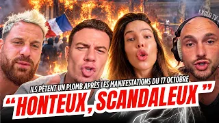LES INFLUENCEURS PÈTENT UN PLOMB APRÈS LES DÉBORDEMENTS DU 17 OCTOBRE 😡💥 "J'AI MAL À MA FRANCE" 😰