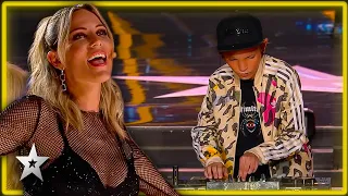12 year old dj has everyone on their feet on spains got talent 