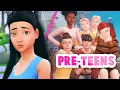 PRE-TEENS ARE FINALLY IN THE SIMS 4 AND THEY RE REALISTIC Height Difference Middle School Puberty
