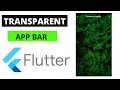 Transparent App Bar in Flutter Speed Code