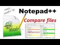 How to Compare txt files in Notepad