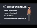 JavaScript const - Part 2