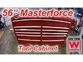 Masterforce 56 Rolling Tool Box Cabinet