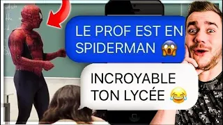 LES PIRES SMS DES ÉLÈVES À l'ÉCOLE !