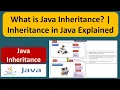 What is Java Inheritance Inheritance in Java Explained Java Tutorial