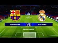 PES 2020 - Barcelona vs Real Madrid - El Clasico - Gameplay PC