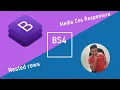 5 - Bootstrap 4 Tutorial Nested rows Media Css Responisve