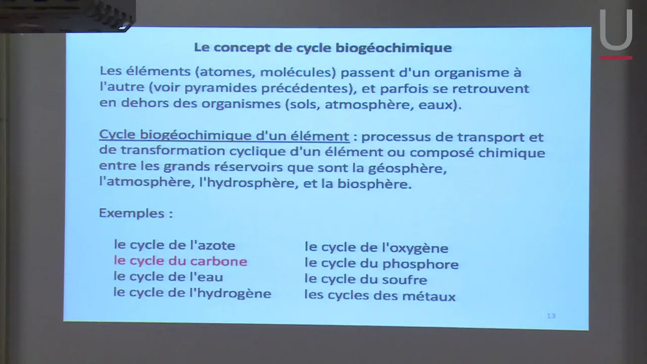 Cours ouverts/ Faculté des sciences/ Biologie générale