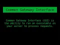 Let s Learn About the Common Gateway Interface CGI for Web
