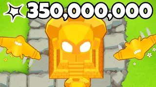 Can The Sun Temple Get All 350 MILLION Pops In CHIMPS Bloons TD 6