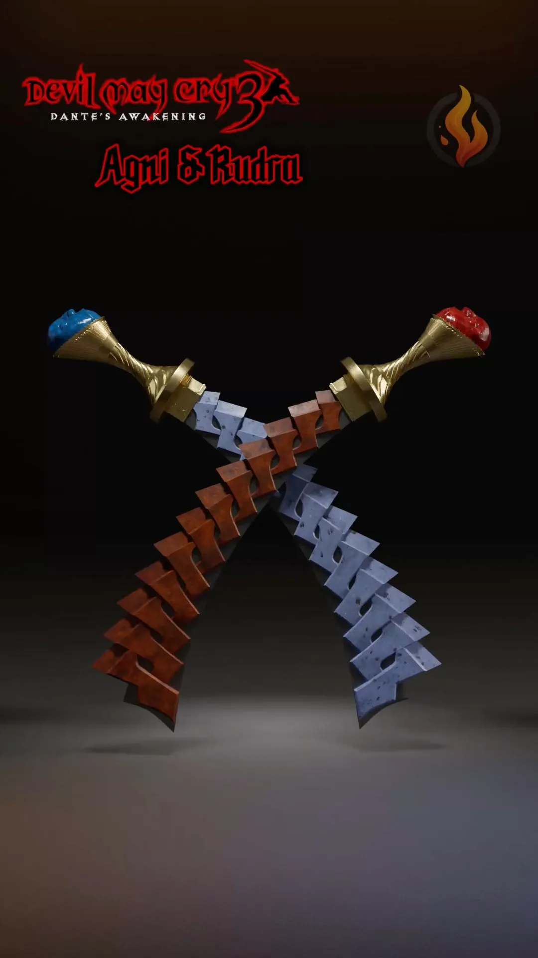 Agni & Rudra from Devil May Cry 3 — my latest dual sword 3D model video thumbnail