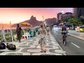 WALKING ALONG IPANEMA BEACHFRONT AT SUNSET RIO DE JANEIRO BRAZIL 4K NOVEMBER 2024