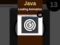 Java Swing Create a Spinning Rings Loading Animation