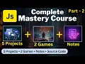 JavaScript Full Course in Hindi 2026 Advanced JavaScript Games Part 2