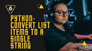 Python Problem Solution 4 Convert List to String without using inbuilt functions