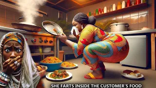 The Village fat Cook Farts on Customer's Foods to Make it More Delicious#africanfolktales #trend