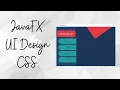 JavaFX UI Design CSS - Reactive Buttons