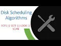 Disk Scheduling Algorithms in OS FCFS SSTF LOOK SCAN Animation