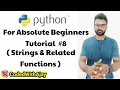 String Slicing And Other Functions In Python Python Tutorials For Absolute Beginners In Hindi