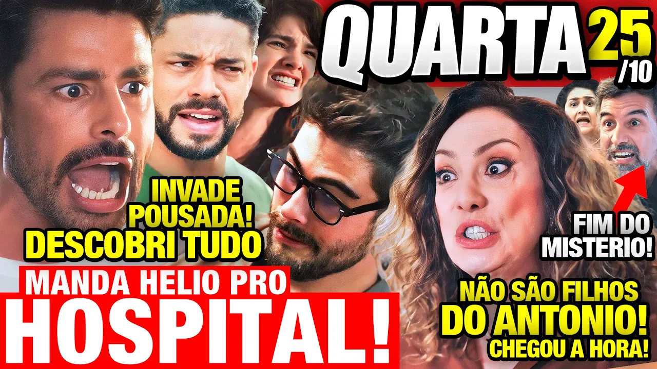 TERRA E PAIXÃO - Capítulo de hoje 25/10 QUARTA - Resumo Completo da Novela Terra e Paixão Hoje