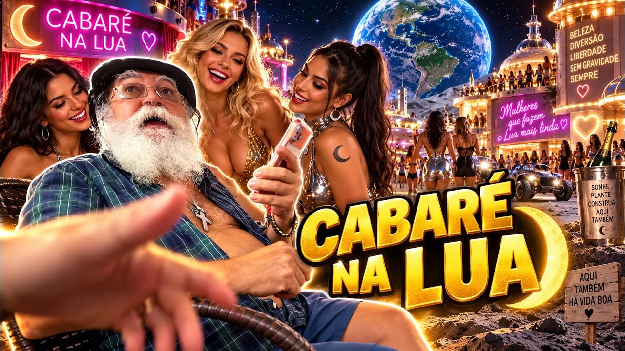 MANETIKIN MOSTROU UM CABARÉ NA LUA PRA LUIZ DO SOM | LUIZ DO SOM