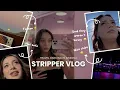 Stripper Vlog Travel dancing ALONE auditions and working a shift