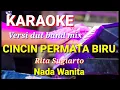 Download Lagu CINCIN PERMATA BIRU - Rita Sugiarto | Karaoke dut band mix nada wanita | Lirik