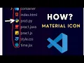 Helpful for coders material icon theme visual studio code