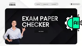 Automated - Exam Paper Checker Python Project Grading System AI
