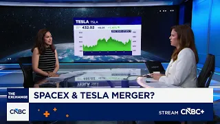 Tesla SpaceX consider merger