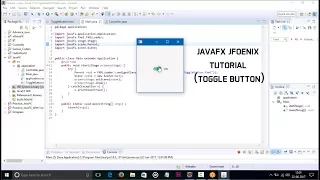 JavaFX JFoenix tutorial JFXToggleButton