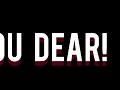 I love You Dear text Scrolling