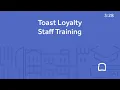 Toast Loyalty Staff Training