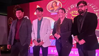 Rakesh Mishra and Amrapali Dubey reached the inauguration of "Solfa Music World" in Patna