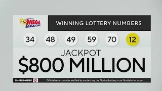 Mega Millions ticket holder in Florida wins 800 million jackpot