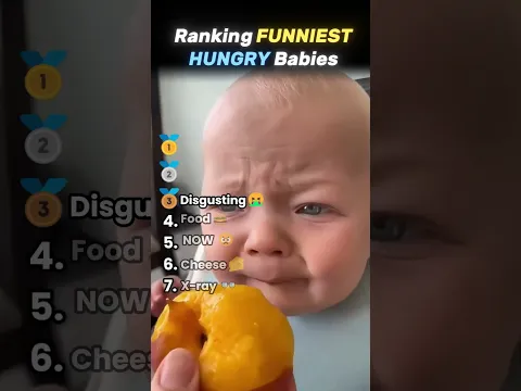 Ranking FUNNIEST HUNGRY Baby Moments 🍕 #shorts