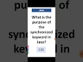 Synchronized Keyword in Java Best Java Training Institute Online Course Inspiron Technologies