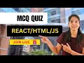 React JavaScript MCQ LIVE LIVE Quiz Winner