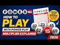 How To Play Powerball with Power Play Multiplier Beginner s Guide 2026