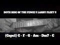 BOTH SIDE OF THE FENCE !! LARRY FLEET !! HOW TO PLAY CHORDS TUTORIAL GUITAR
