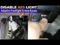 Lexus es350 AFS Adaptive Frontlight System Problem Easy Fix