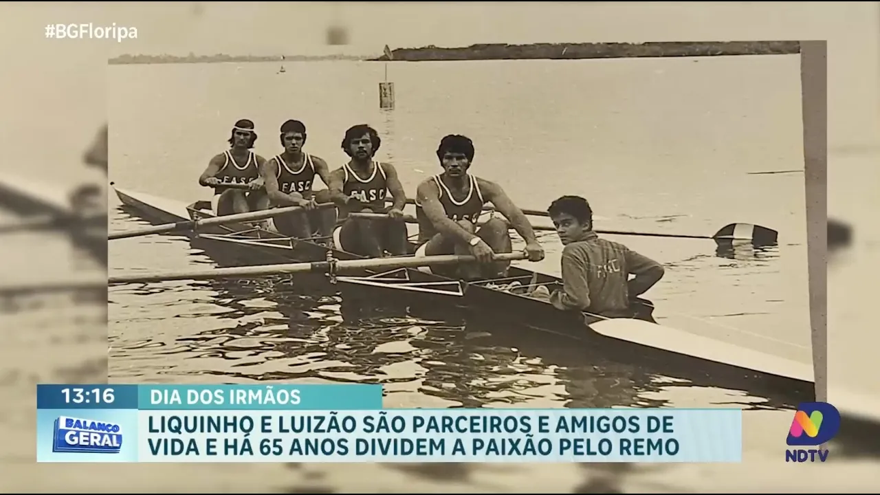 Dia dos Irmãos: Liquinho e Luizão celebram 65 anos de paixão pelo remo